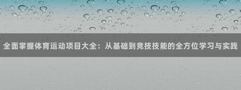 vsport体育官网下载招商电话：全面掌握体育运动项目大全：